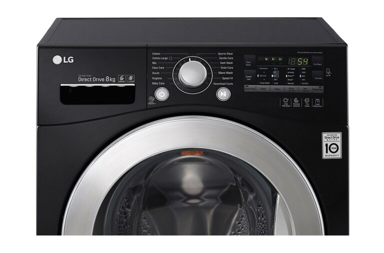 LG 8kg 6 Motion DD Washing Machine With Stylish Chrome Door, FH2A8TDN8