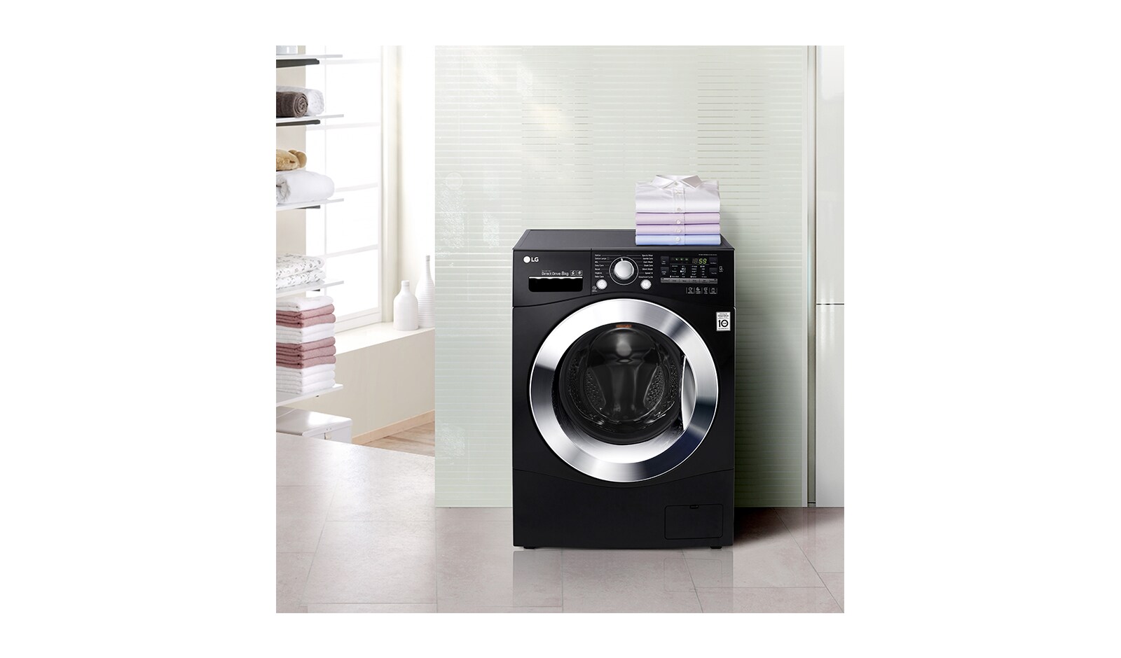 LG 8kg 6 Motion DD Washing Machine With Stylish Chrome Door, FH2A8TDN8