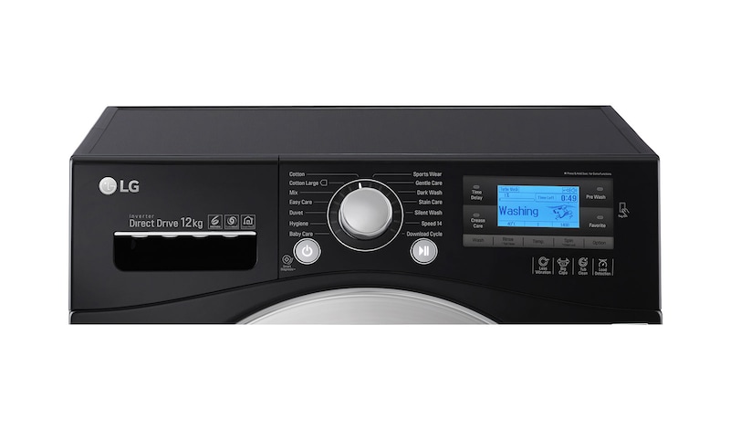 LG 12 KG Washing Machine with Turbowash™ technology and Smart ThinQ™ connectivity, FH495BDN8