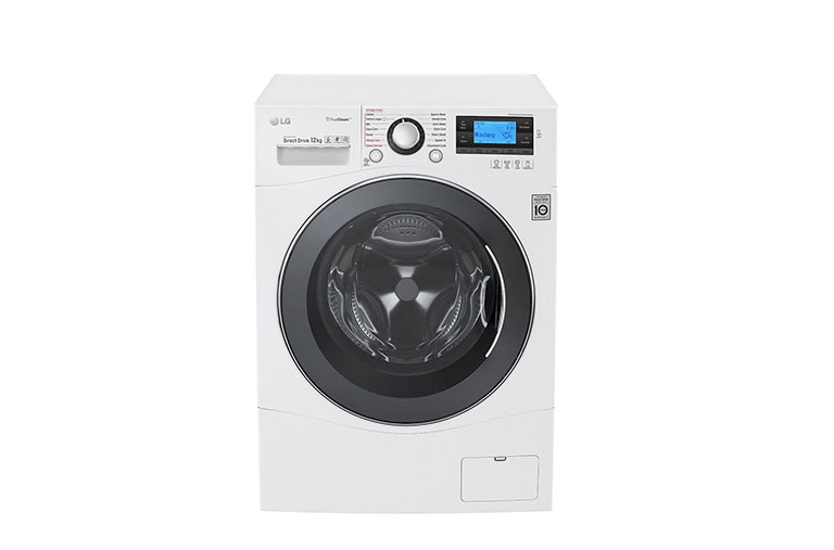 Front view of 12KG Washing Machine with True Steam™ and Turbowash™ technology FH495BDS2