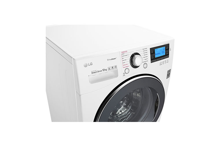 LG 12KG Washing Machine with True Steam™ and Turbowash™ technology, FH495BDS2