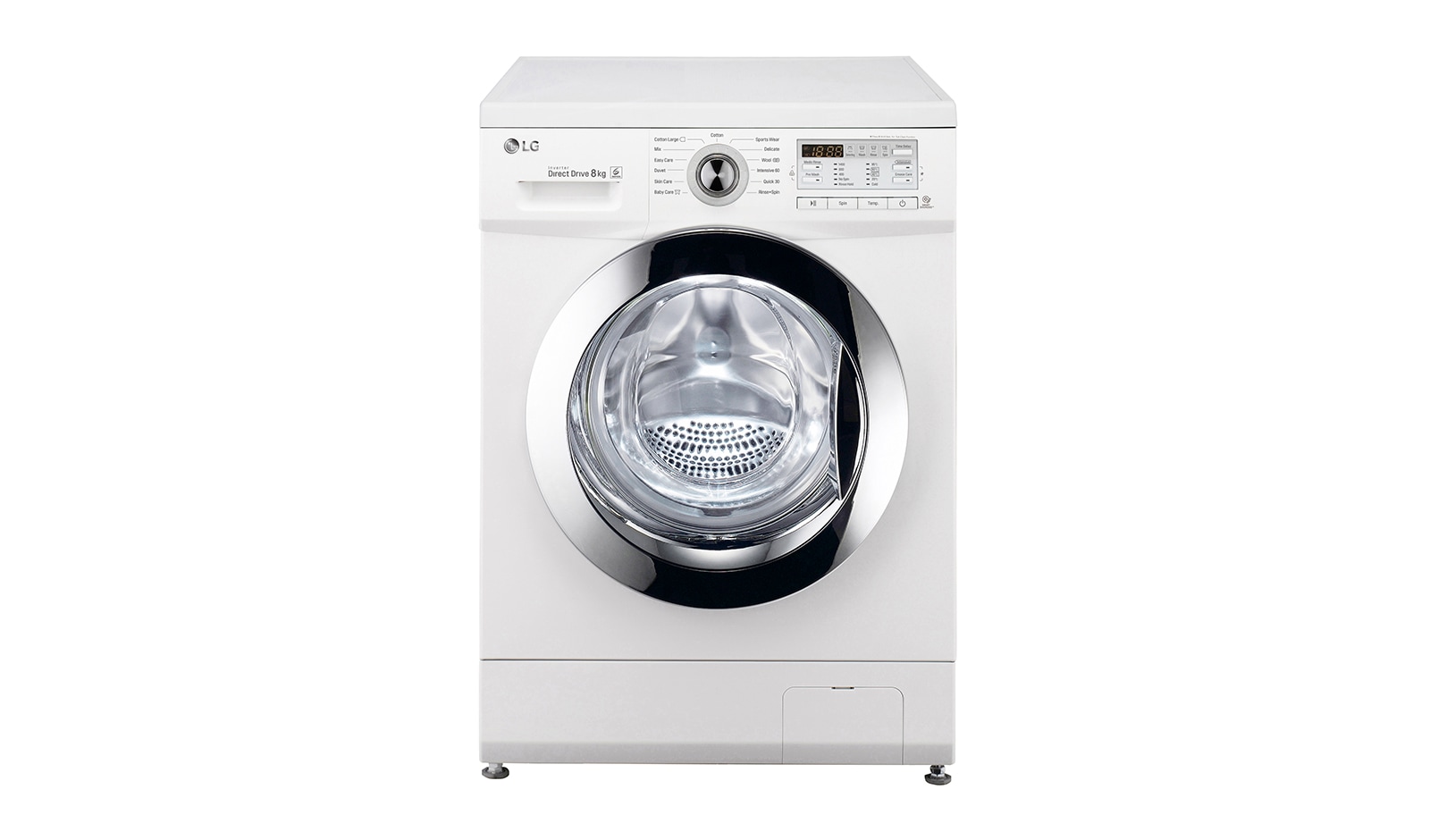 Front view of 8kg 6 Motion Direct Drive Washing Machine FH496TDAD