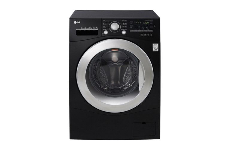 Front view of 9kg 6 Motion DD Washing Machine With Stylish Chrome Door FH4A8FDN8