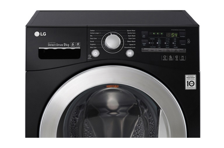 LG 9kg 6 Motion DD Washing Machine With Stylish Chrome Door, FH4A8FDN8