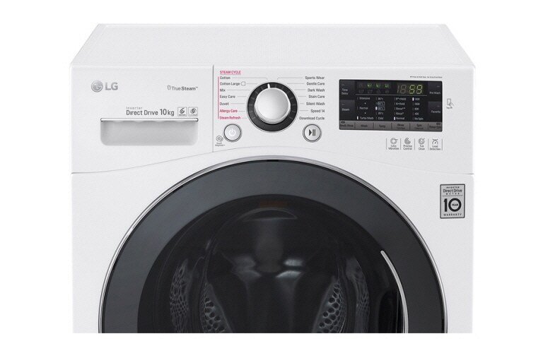 LG 10KG 6 Motion DD Washing Machine With Stylish Chrome Door, FH4A8JDS2