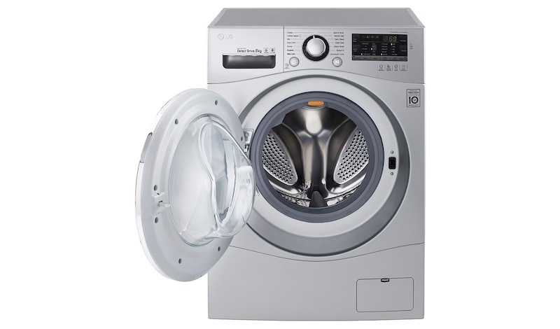 LG 8kg 6 Motion DD Washing Machine With Stylish Chrome Door, FH4A8TDN4