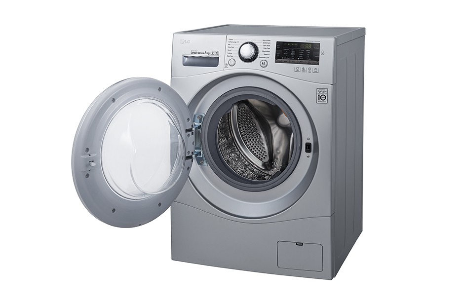 LG 8kg 6 Motion DD Washing Machine With Stylish Chrome Door, FH4A8TDN4