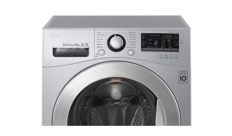 LG 8kg 6 Motion DD Washing Machine With Stylish Chrome Door, FH4A8TDN4