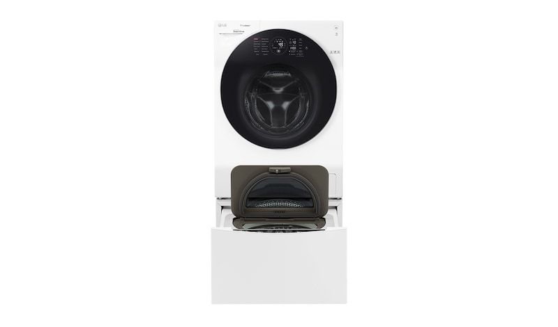 LG 12+2 KG TWINWash™ Washing Machine with True Steam™ and Turbowash™ technology, FH4G1BCS2W