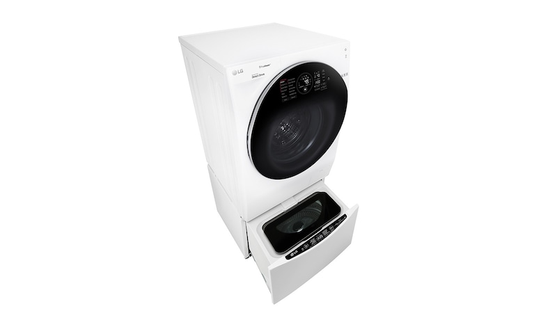 LG 12+2 KG TWINWash™ Washing Machine with True Steam™ and Turbowash™ technology, FH4G1BCS2W