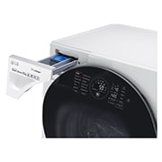 LG WiFi connected | 12kg | Washing Machine | 1360 rpm | Direct Drive™ | Steam™ | TurboWash™ | White, FH4G1BCS2