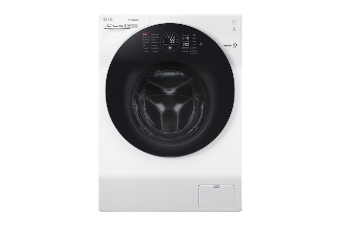 LG 12kg Washing Machine Direct Drive, White, FH4G1BCS2