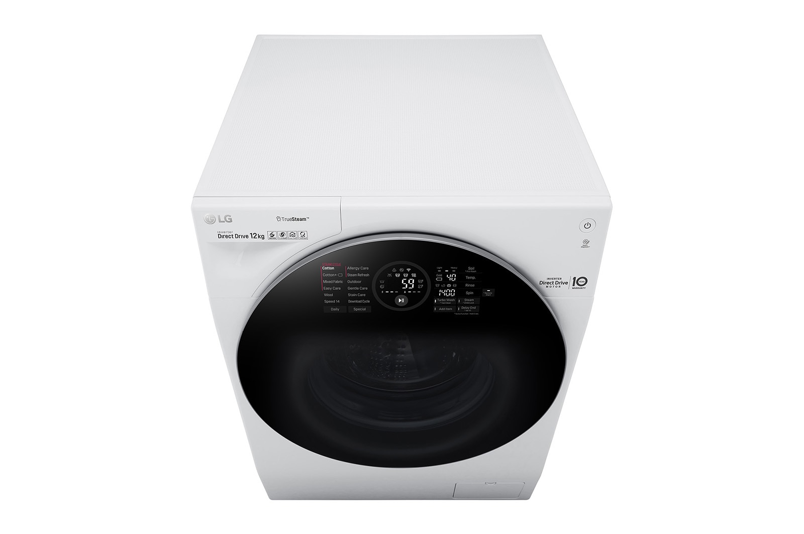 LG 12kg Washing Machine White Direct Drive, FH4G1BCS2