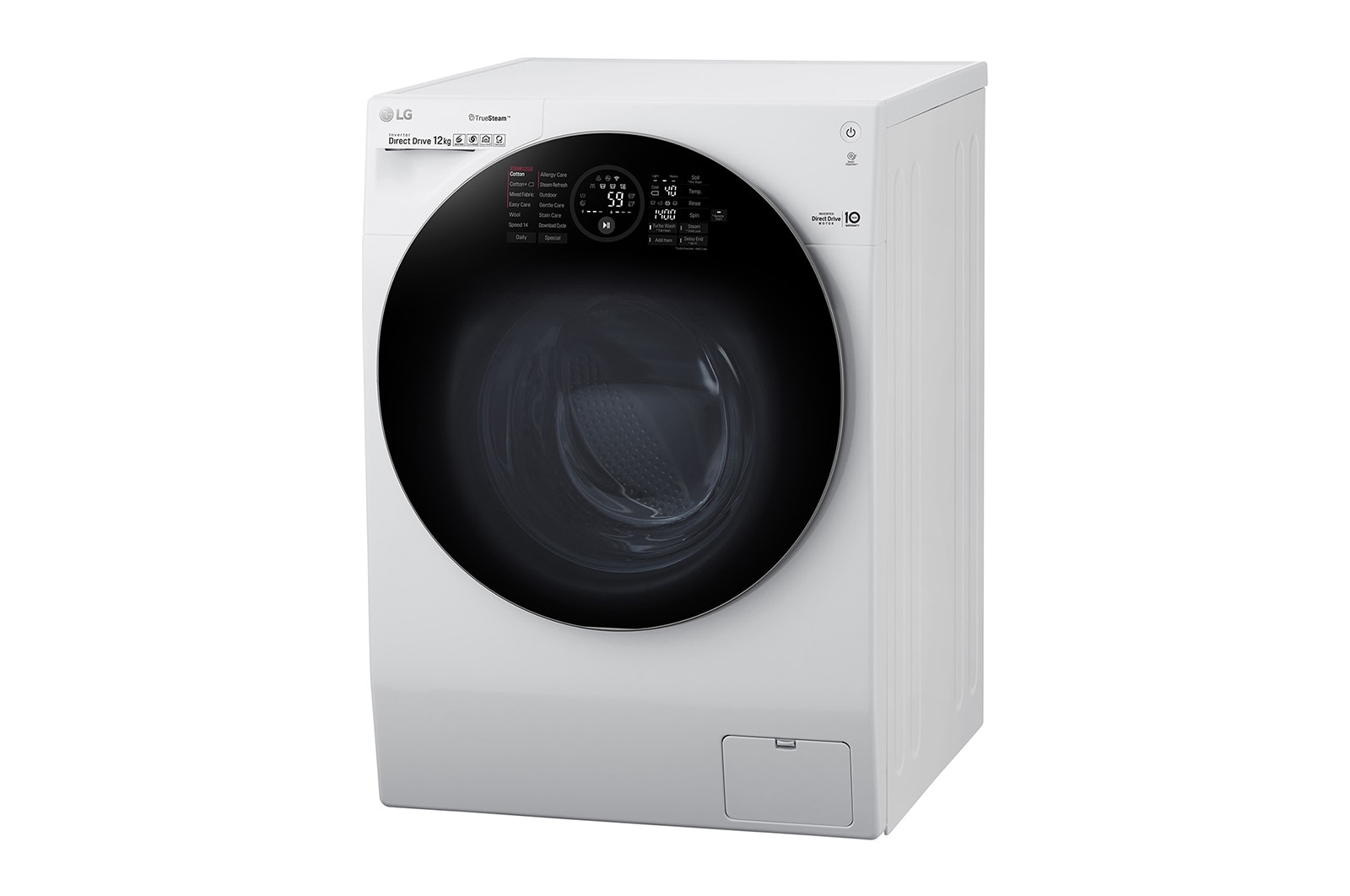 LG 12kg Washing Machine White Direct Drive, FH4G1BCS2