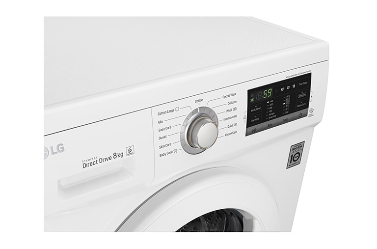 LG 8kg 6 Motion Direct Drive Washing Machine, FH4G7TDN0