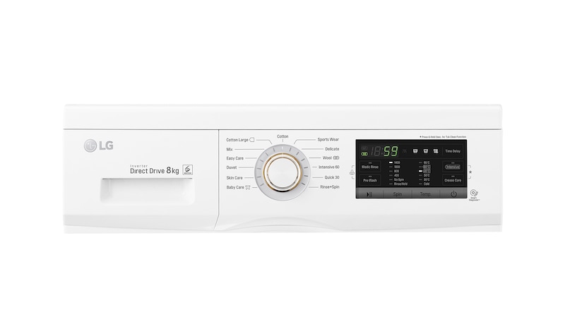 LG 8kg 6 Motion Direct Drive Washing Machine, FH4G7TDN0