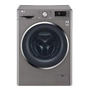 Front view of LG Direct Drive FH4U2JCN8 Smart 10Kg Washing Machine - Graphite FH4U2JCN8