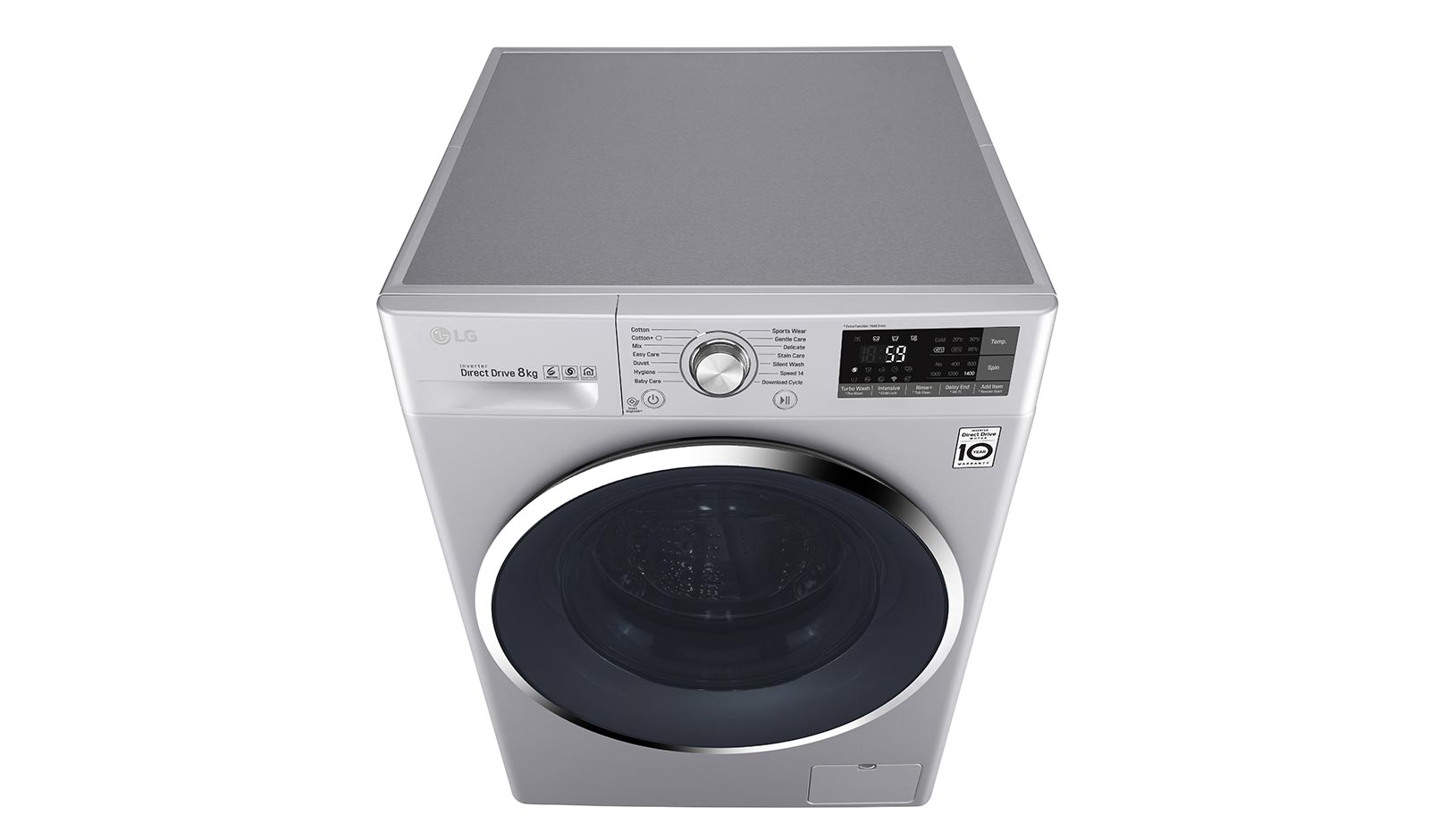 LG 8 KG Washing Machine with Turbowash™ technology and Inverter Direct Drive Motor, FH4U2TDN2L