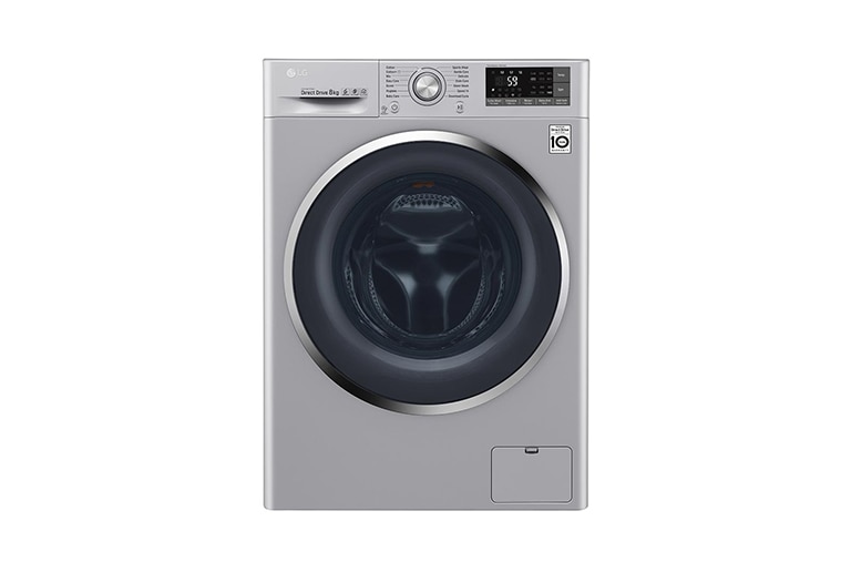 Front view of 8 KG Washing Machine with Turbowash™ technology and Inverter Direct Drive Motor FH4U2TDN2L