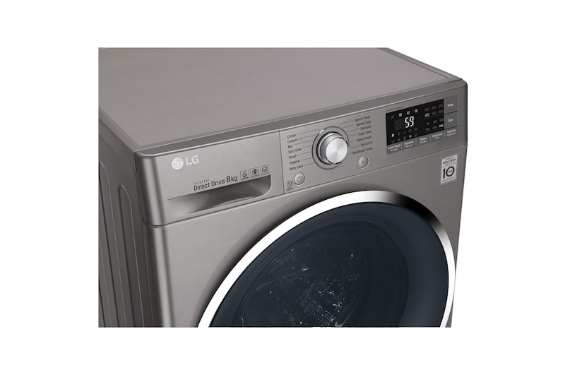 LG Direct Drive FH4U2TDN2S Smart 8Kg Washing Machine - Graphite, FH4U2TDN2S