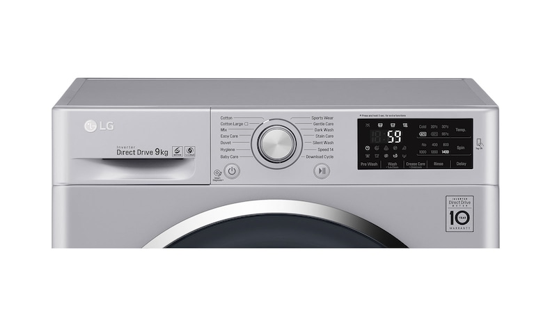 LG 9 KG Washing Machine with Turbowash™ technology and Smart ThinQ™ connectivity, FH4U2VCN4