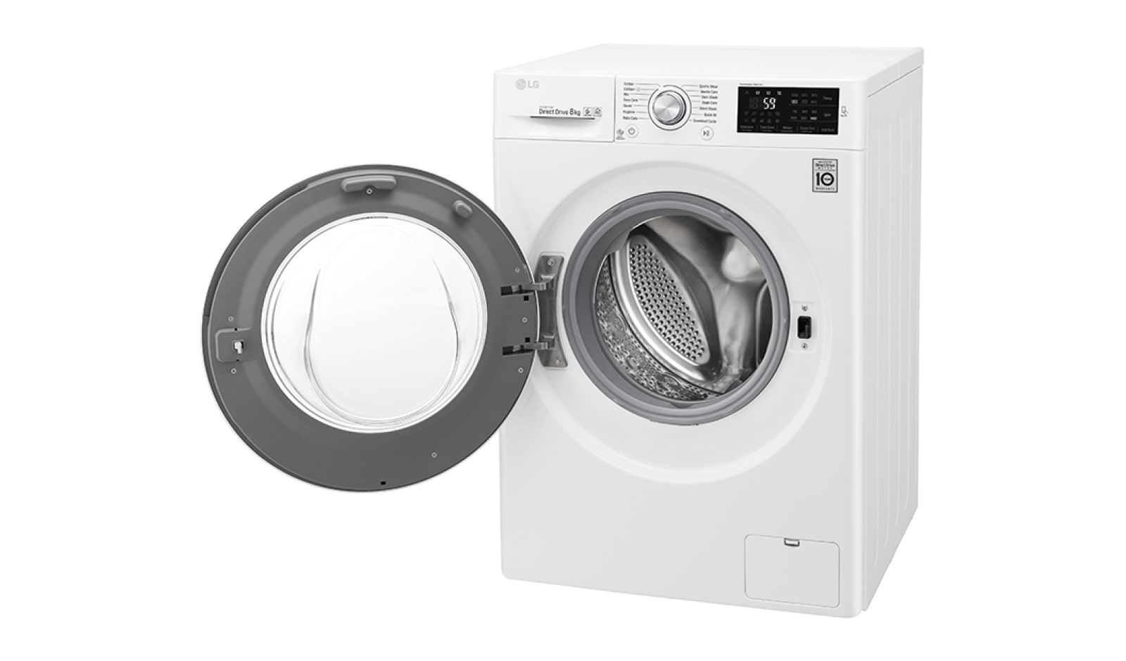 LG 8KG Washing Machine with multiple Wash Programs and Smart ThinQ connectivity, W5J6TN2W