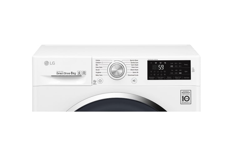 LG 8KG Washing Machine with multiple Wash Programs and Smart ThinQ connectivity, W5J6TN2W