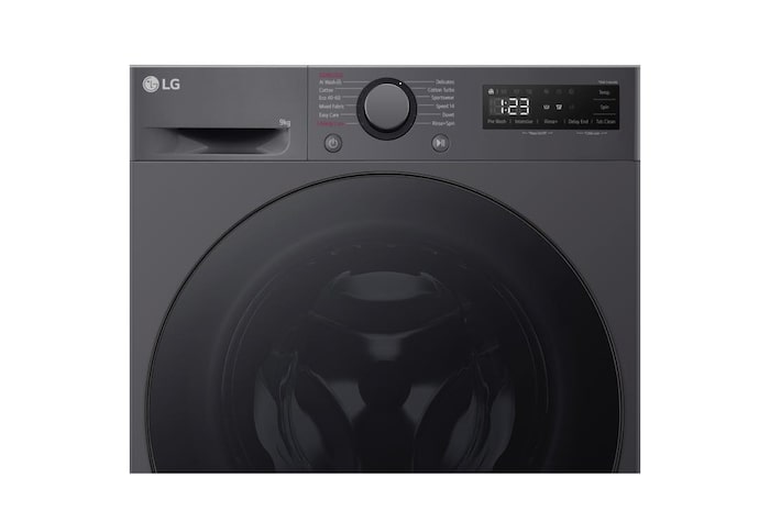 LG 9kg Counter-Depth MAX™ Washing Machine, Slate Grey, F2A509GBLN1