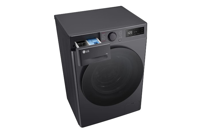 LG 9kg Counter-Depth MAX™ Washing Machine, Slate Grey, F2A509GBLN1