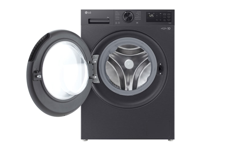 Front open view of LG front load washing machine