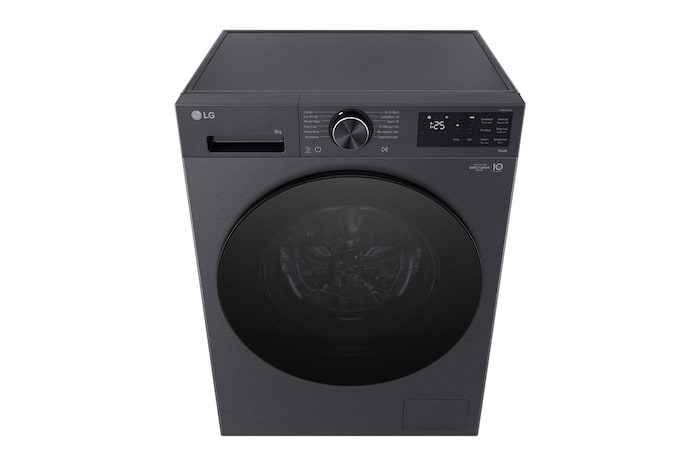 Detailed view of the detergent drawer