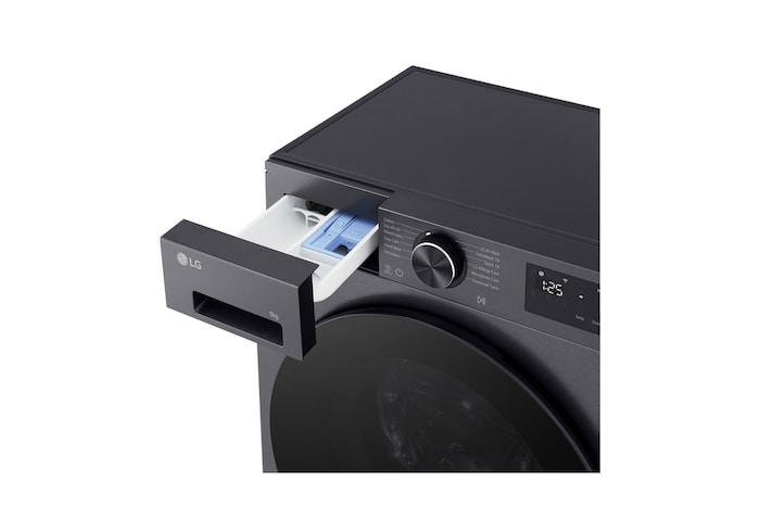 Detailed view of the knob and the display