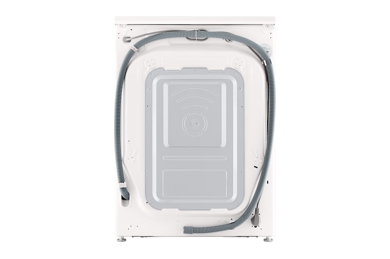 An image for dimension and installation of LG front load washing machine