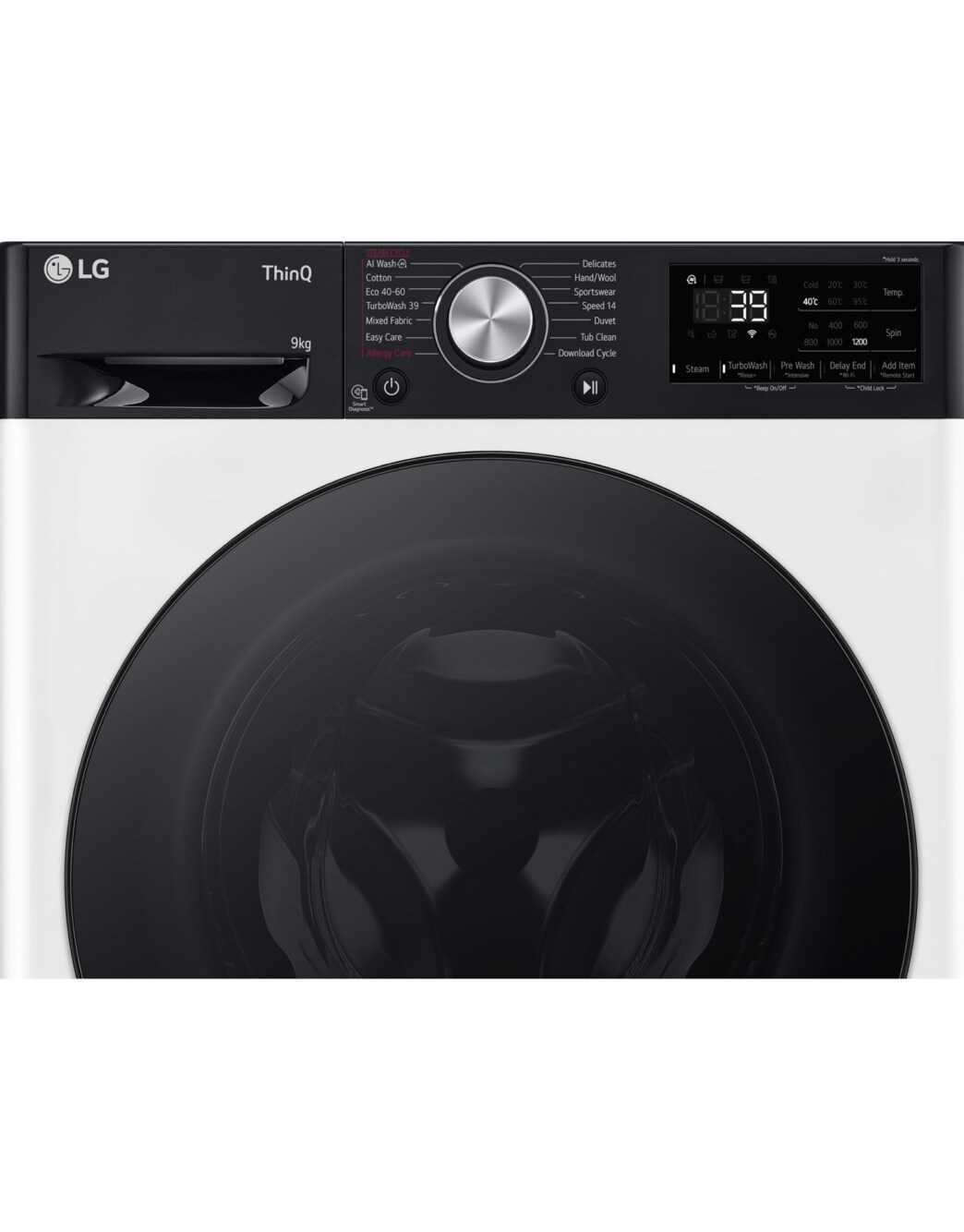 CounterDepth MAX™ 9kg Washing Machine 1200 rpm WiFi connected