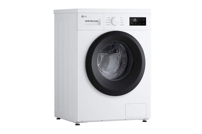 Front loading washing machine detergent open image