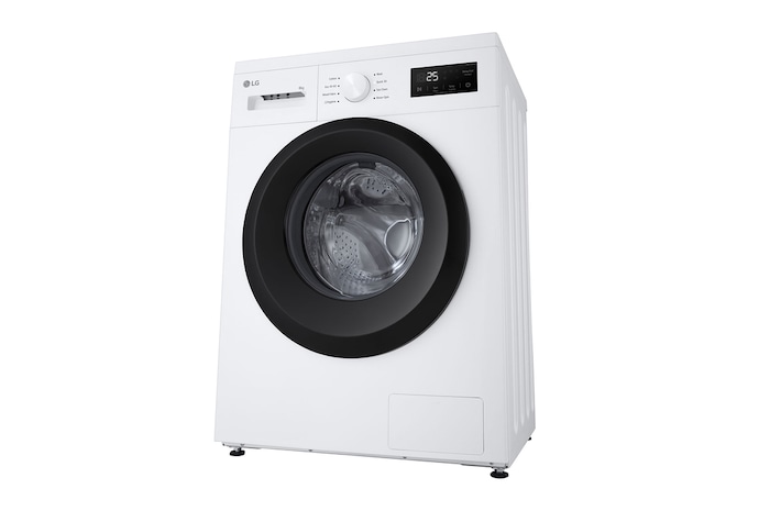 Front loading washing machine left side image