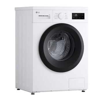 Front loading washing machine detergent open image