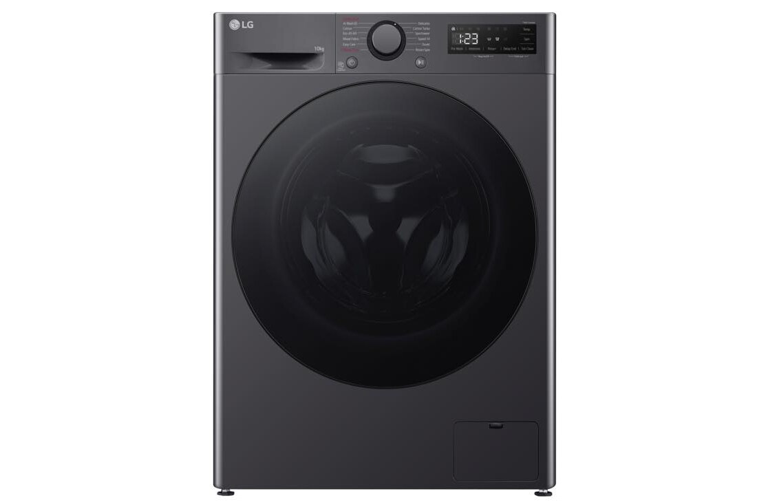 LG 10kg Steam™ Washing Machine, Slate Grey, F4A510GBLN1