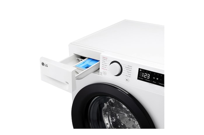 LG 10kg TurboWash™360 Washing Machine, White, F4C510WBTN1