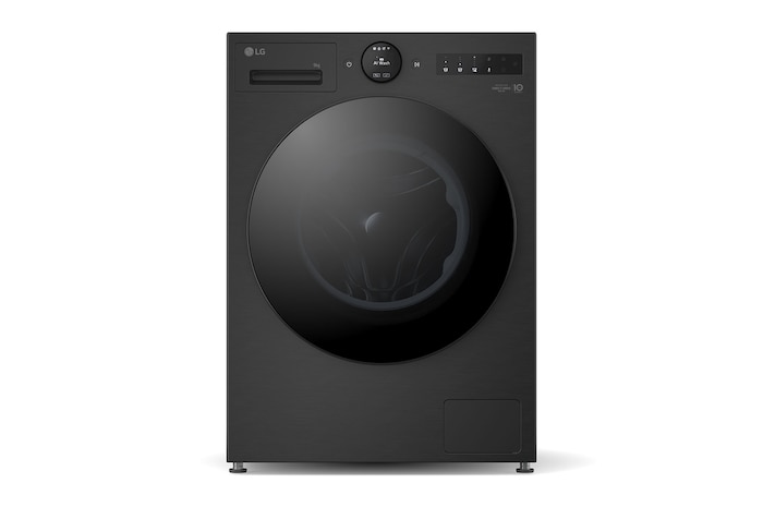 Front view of 9kg Washing Machine Black - F4X7009TBB
