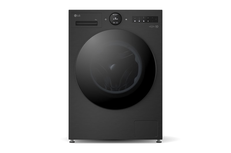 Front view of 9kg Washing Machine Black - F4X7009TBB