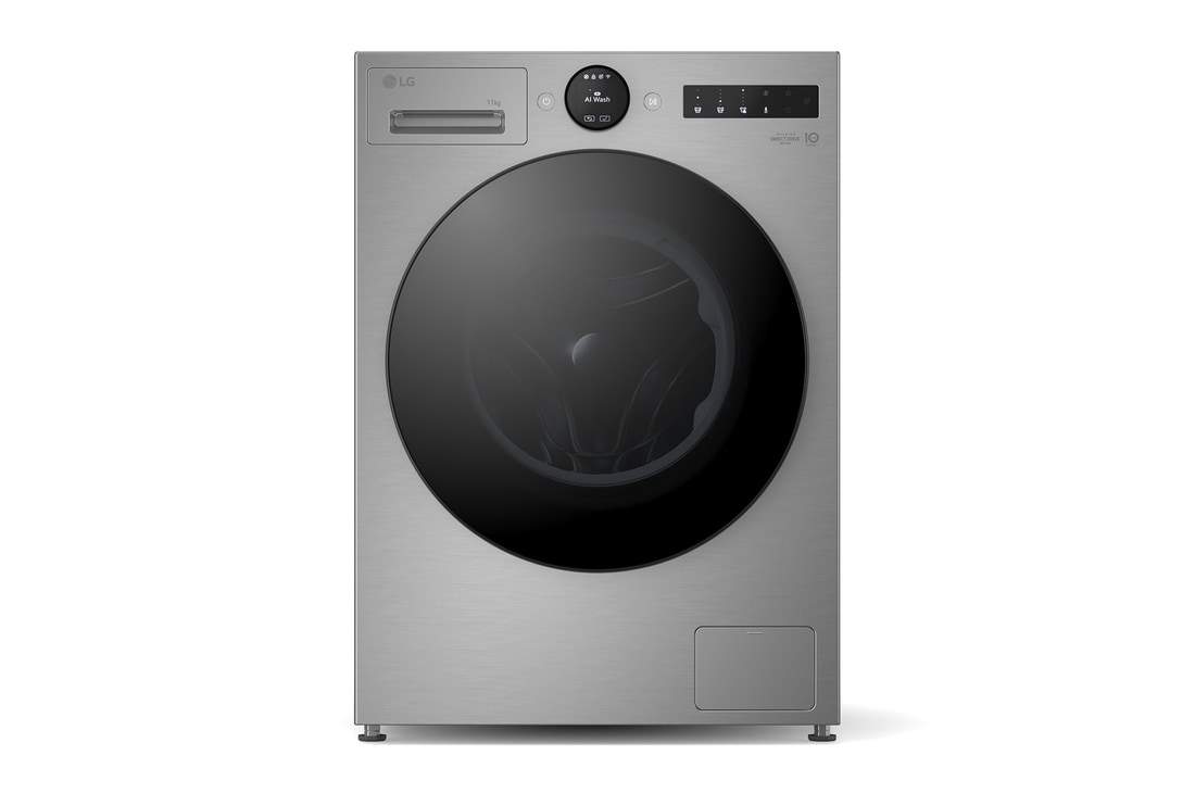 Front view of 11kg Washing Machine Silver F4X7011TSB