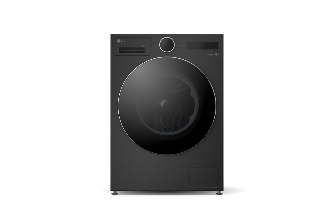 Front view of 9kg Washing Machine Black - F4X9009TBC