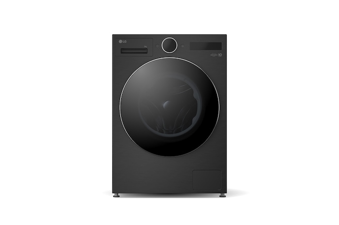Front view of 9kg Washing Machine Black - F4X9009TBC