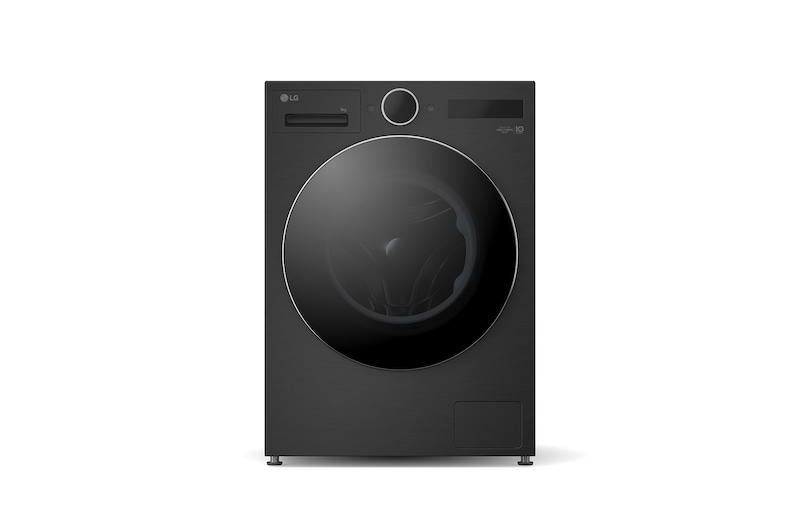 Front view of 9kg Washing Machine Black - F4X9009TBC