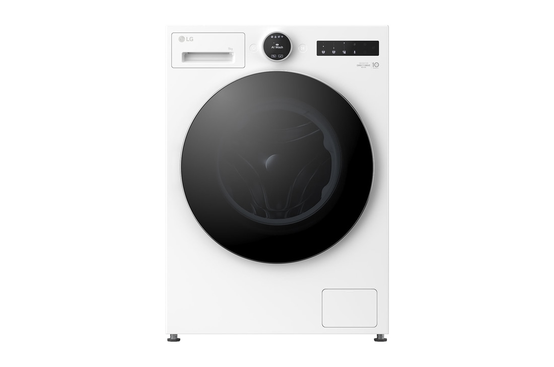 Front view of 9kg Washing Machine White - F4X9009TWC