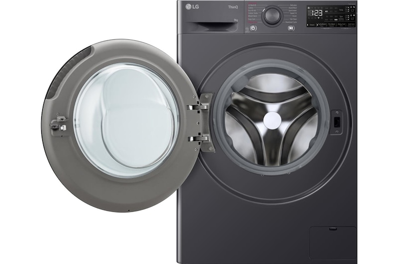 LG 9kg EZDispense™ Washing Machine, Slate Grey, F4Y509GBLA1