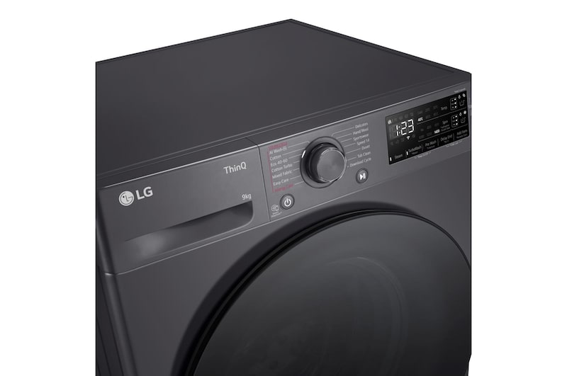 LG 9kg EZDispense™ Washing Machine, Slate Grey, F4Y509GBLA1