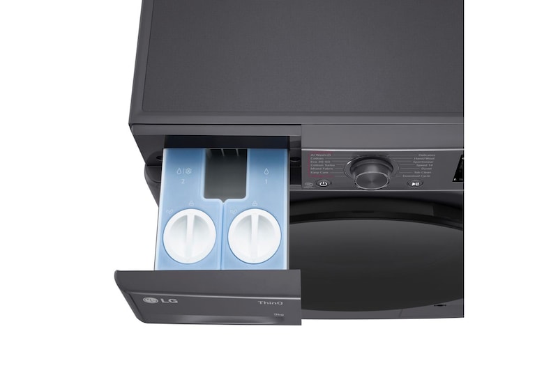 LG 9kg EZDispense™ Washing Machine, Slate Grey, F4Y509GBLA1
