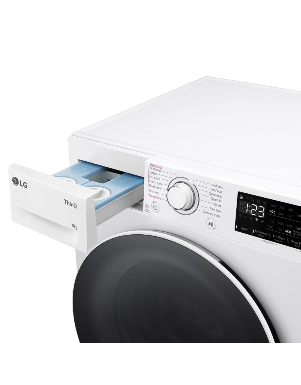 EZDispense™ 9kg Washing Machine 1400 rpm WiFi connected